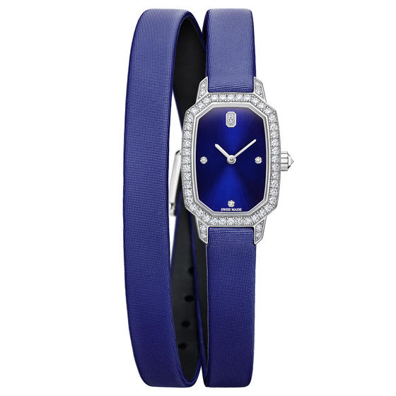 Harry Winston Emerald EMEQHM18WW001 blue dial watch Replica